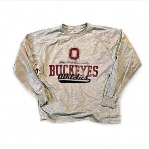 J. America Gray Long Sleeve #Buckeyes#OSU